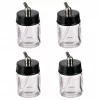 Set 4 Recipiente Sticlă BD-02, 22 ml pentru Aerograf