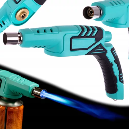 Arzător profesional gaz 1400W, 1300°C, duză alamă Ø 20mm, piezo