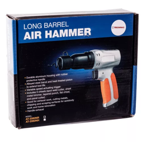 Ciocan Pneumatic cu Ace, Set Profesional 5 Accesorii
