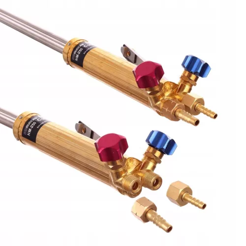 Set Tăiere Gaz Profesional, Torță 750mm, Furtun Dublu 10m