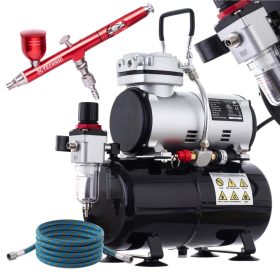   Compresor Aerograf Fengda AS-186 cu Rezervor 3L și Pistol 0.3mm