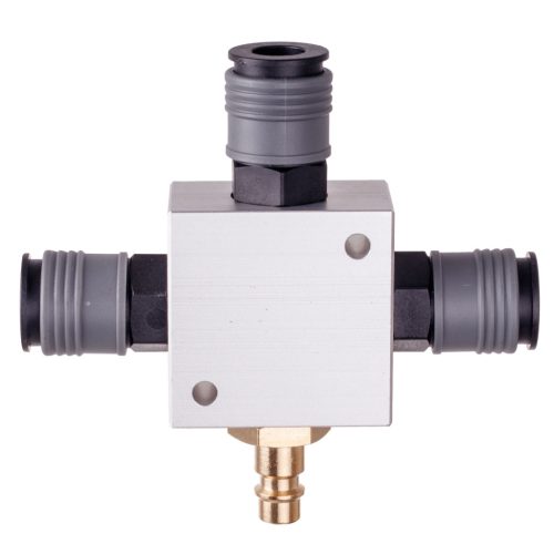 Set Distribuitor Aer Pneumatic 1/2" cu Bloc Aluminiu și Conectori TYP-26