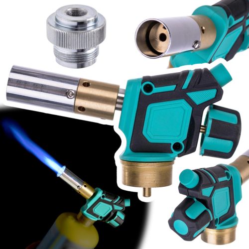 Arzător Gaz MAPP/Propan Kit 360° Aprindere Piezo