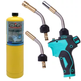 Set de lipit cu gaz MAPP/Propan 360°, piezo, 3 duze