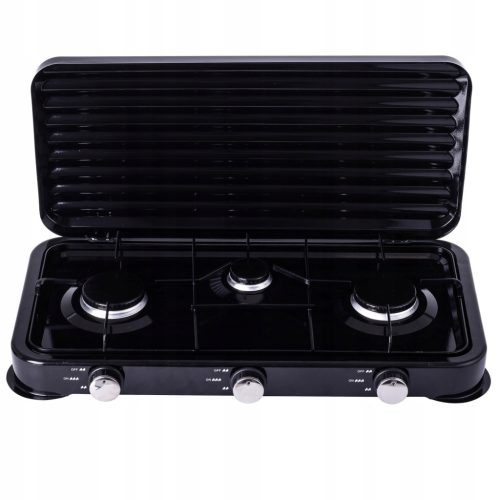 Plită Portabilă pe Gaz 3 Arzătoare 5.5 kW Completă