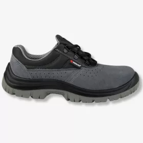   Pantofi de protecție KAPS3 Velur S1P, piele velur gri, talpă poliuretan, bombeu de oțel 200 J