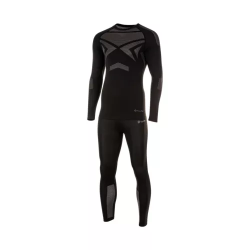 Set Haine Termoactive TOUFER ThermaFlex Unisex, Bluză și Pantaloni, Elastic și Respirabil