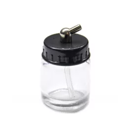   Rezervor Sticlă Pătrat 22 ml pentru Pistol Pulverizator BD-03