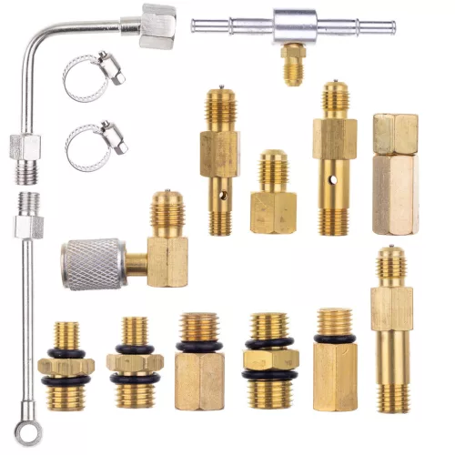 Kit Compresie Motoare Benzină Technic LT-A1005, 0-10 Bari, Furtun 100 cm