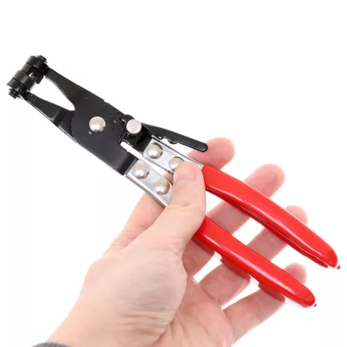 Clește Profesional pentru Coliere de Strângere, 217 mm, cu Închidere Automată