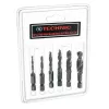 Set de Burghie Tăietoare HSS M3-M10, 6 Bucăți, cu Coadă Hexagonală de 1/4 Inch