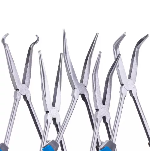 Set Clești Combinați Lungi 280 mm, 5 Buc., Oțel Crom-Vanadiu