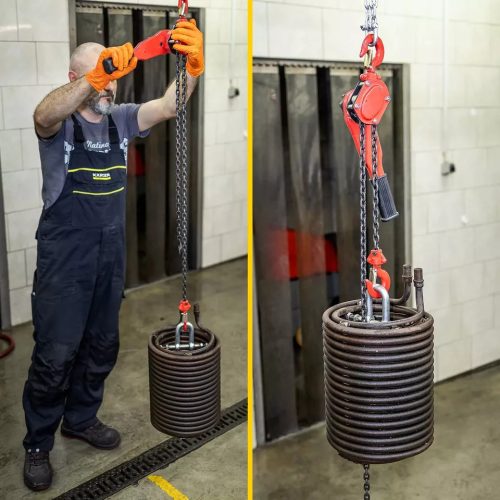 Macara cu Mâner cu Cliquet - Palan cu Lanț Big Red TRC7030, Capacitate de 3 Tone, Construcție Masivă