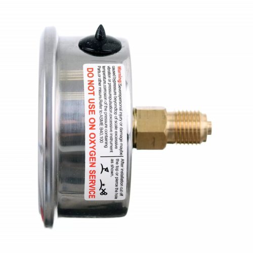 Manometru cu Glicerină 63 mm, 0-2.5 bar, Conexiune Posterioară 1/4 inch