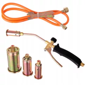   Furtun Gaz Propan-Butan 1,5m, Butelie 11 kg, Filete 3/8" LB și W21,8x1/4" LB