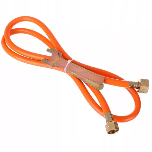 Furtun Gaz Propan-Butan 1,5m, Butelie 11 kg, Filete 3/8" LB și W21,8x1/4" LB