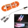 Arzător Acoperiș Dublu Tub, 2 Duze 60mm, Furtun 5m