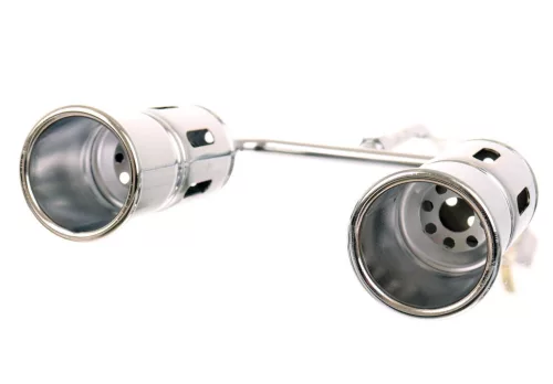 Arzător Acoperiș Dublu Tub, 2 Duze 60mm, Furtun 5m