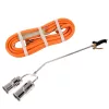 Arzător Acoperiș Dublu Tub, 2 Duze 60mm, Furtun 5m