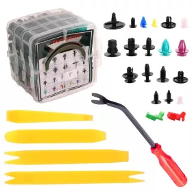   Set universal de fixare auto, 680 piese și 5 unelte demontare