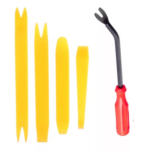 Set universal de fixare auto, 680 piese și 5 unelte demontare