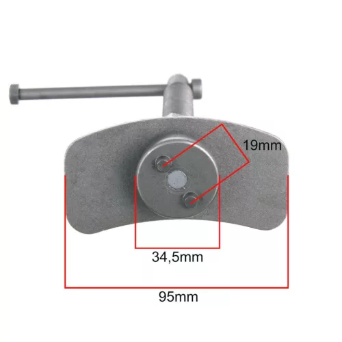 Cheie Piston Frână Technic LT-A1126, Montaj Stânga, Filet 15.7mm