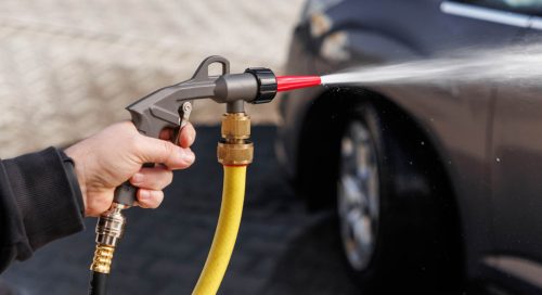 Pistol de Curățare LB-08 cu Apă și Aer pentru Compresor, Max 10 Bar