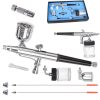 Aerograf Profesional HS-34KF, 3 Duze (0.2-0.5mm), 2 Rezervoare Lateral