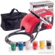 Compresor Aerograf Mini Profesional, Duză 0.3mm, 0-2 Bar
