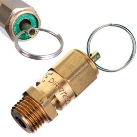   Supapă de Siguranță Alamă 1/4" 15 bar pentru Compresoare