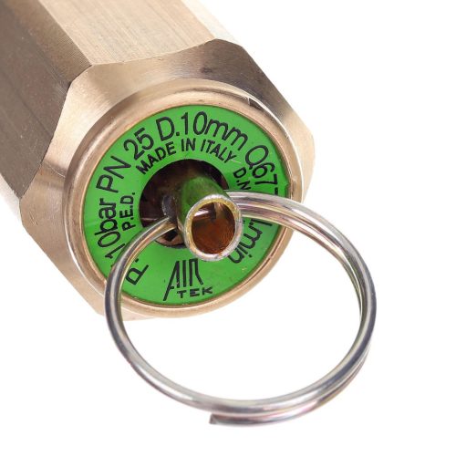 Supapă de Siguranță 1/2" 10 Bari din Alamă pentru Compresoare