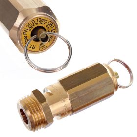   Supapă de Siguranță 1/2" 12 Bar, Alamă, pentru Compresoare