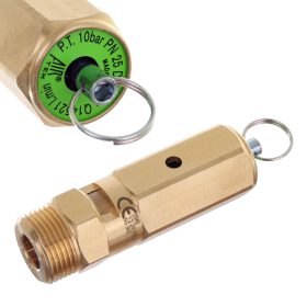 Supapă de Siguranță Compresor 3/4" 10 bar Alamă