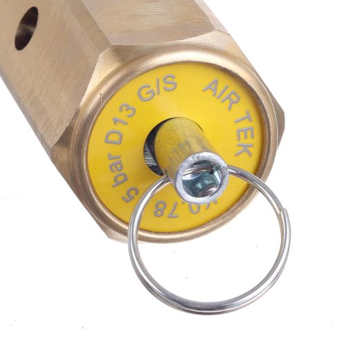 Supapă de Siguranță Compresor 3/4", 15 bar, Alamă CE PED