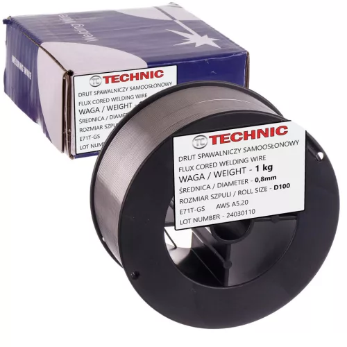 Fir de Sudură Autoprotejat 0.8mm 1kg Flux E71T-GS D100