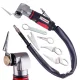 Fierăstrău Pneumatic Geamuri Auto AT-9039H, 3 Lame, Furtun 65 cm