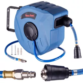   Tambur Automatizat Furtun Aer Comprimat 10m + 1m Cuplaje Rapide