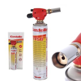   Kit Sudură cu Gaz CASTOLIN 1450, Piezoelectric, Propan-Butan, 22/28mm, 220g