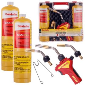 Set Sudură Gaz CASTOLIN CTK27 MAPP, 3 Duze, 2200-2400°C