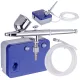 Set Compresor Mini Fără Ulei și Aerograf 0.3mm TC-101K