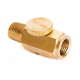   Regulator Pneumatic de Debit Aer E107-3, Alamă, Filet 1/4", 44 mm