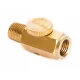 Regulator Pneumatic de Debit Aer E107-3, Alamă, Filet 1/4", 44 mm