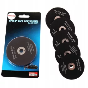 Set Discuri Tăiere Metal 75mm, 1.8mm, 5 bucăți