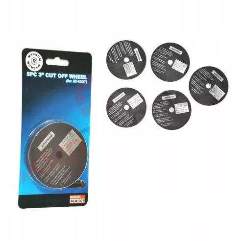Set Discuri Tăiere Metal 75mm, 1.8mm, 5 bucăți