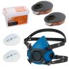 Semimască de Pictură SECURA 3100 cu Filtru Tipo 3021 A1 și Inserție din Silicon
