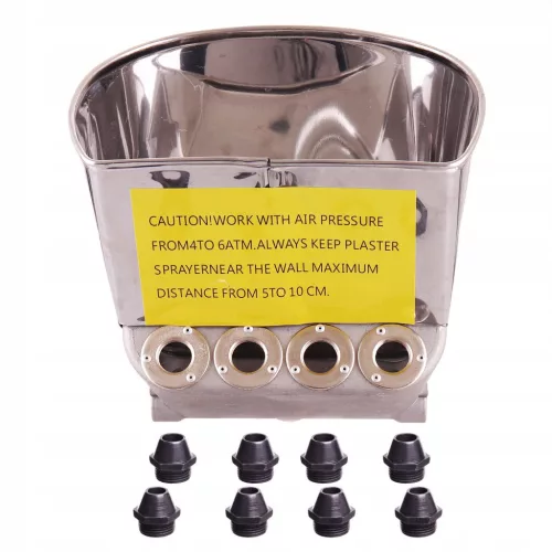 Pistol Pneumatic pentru Tencuit Tavane cu Duze Metalice 6-9 Bari