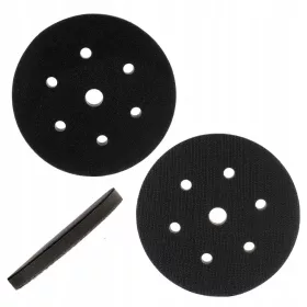   Distanțier Moale pentru Mașini de Șlefuit 150mm, 6+1 Orificii, Technic Negru