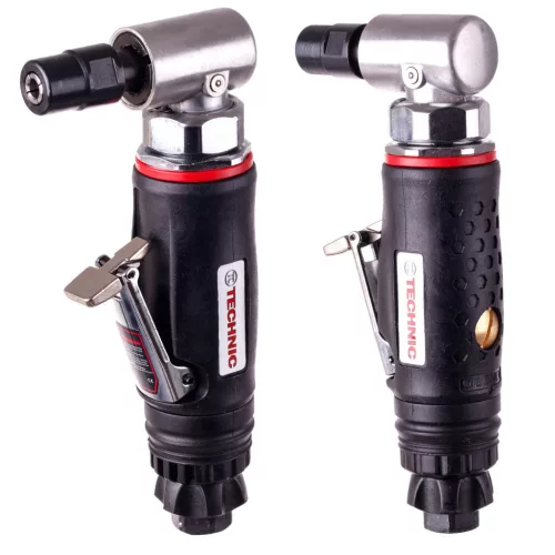 Kit Profesional Polizoare Pneumatice Direct și Unghiular 6mm/3mm, Discuri 50/75mm