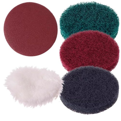 Set profesional lustruire și șlefuire 75 mm, 50 piese