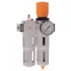 Filtrare pneumatică 1/2" 40 microni cu Reductor și Ungere